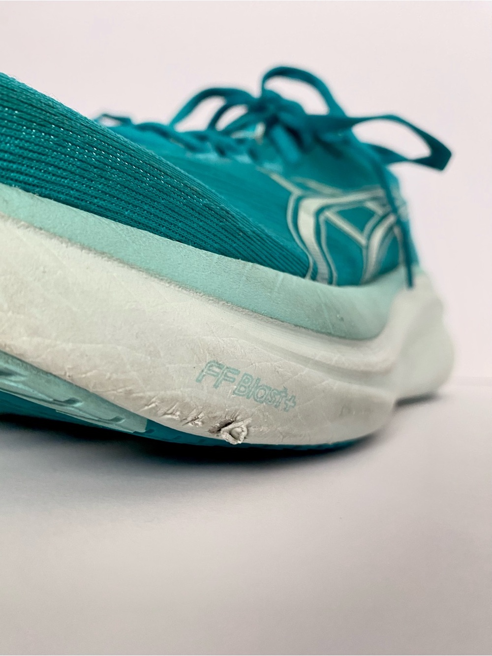 Asics GEL-NIMBUS 27 Wave Teal/Illuminate Mint Sz 9 - Picture 10 of 14